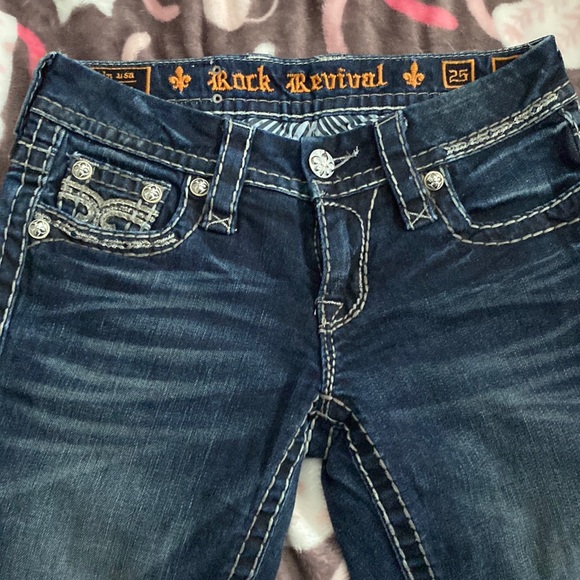 Rock Revival Ava Slim Boot Stretch Jean 25 / 34 - Picture 4 of 4